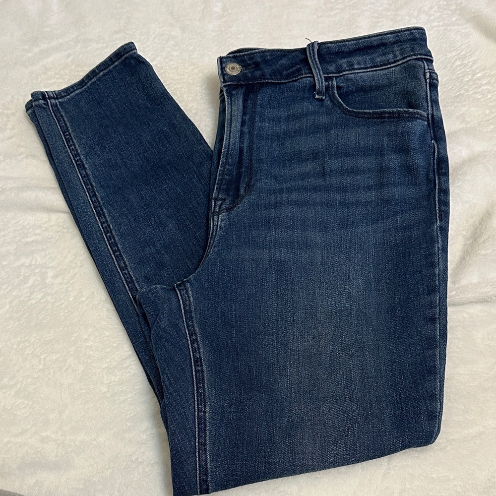 Old Navy Women's Skinny Jeans - Dark Blue